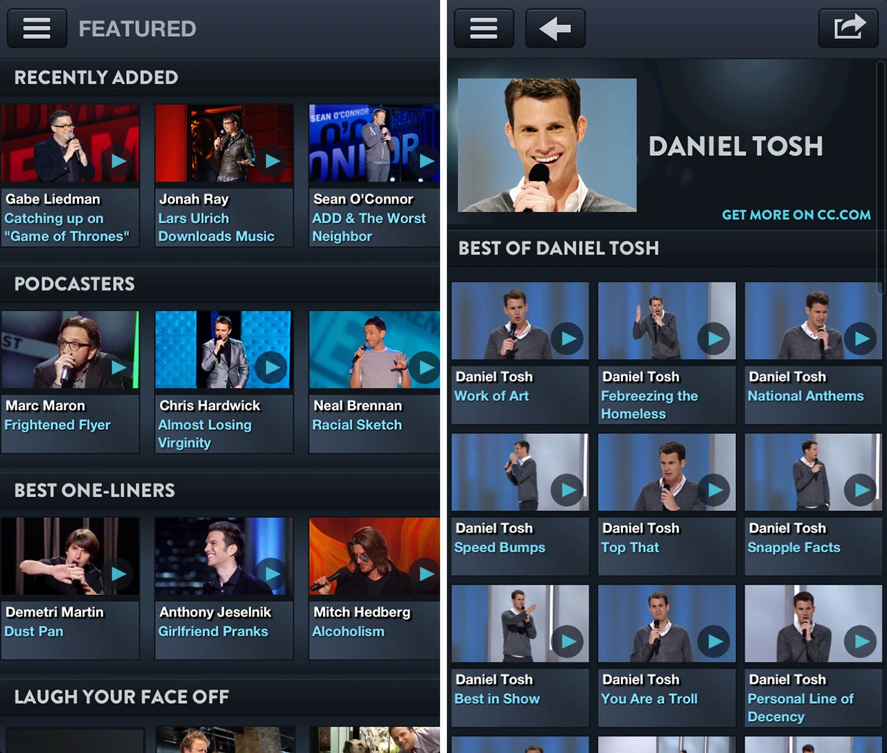 Comedy Central's New Stand-Up App Cracks You Up With Curation - Fast ...