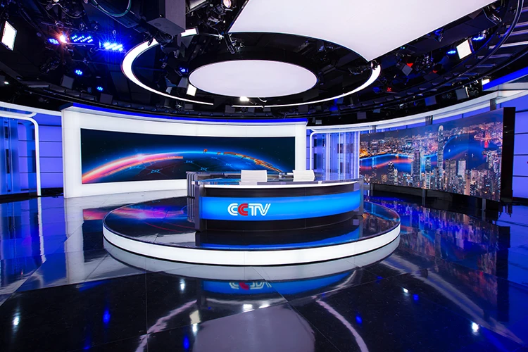 With Glittering New Set Design, CCTV News Takes Aim At The World - Fast ...