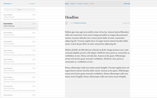A Typographic Makeover Of Email - Fast Company