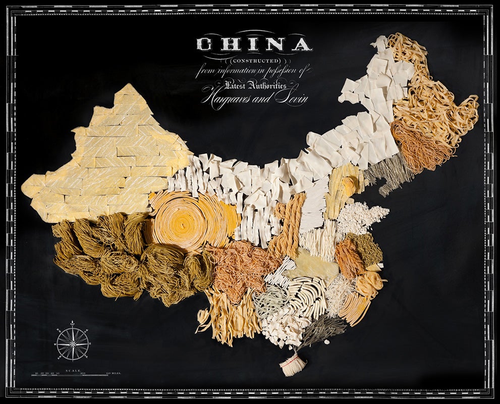 Maps Of Countries Made From Their Regional Foods - Fast Company