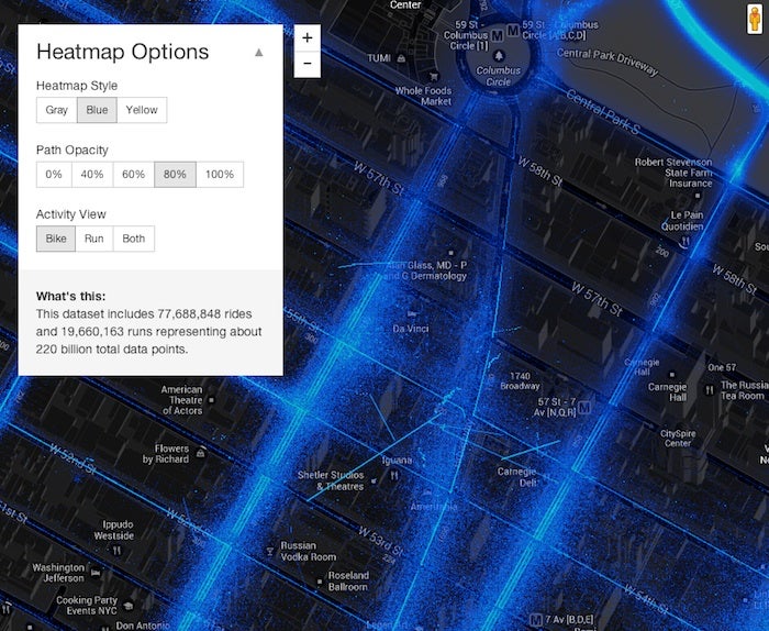 The World's Most Popular Running And Cycling Routes, Mapped With GPS ...