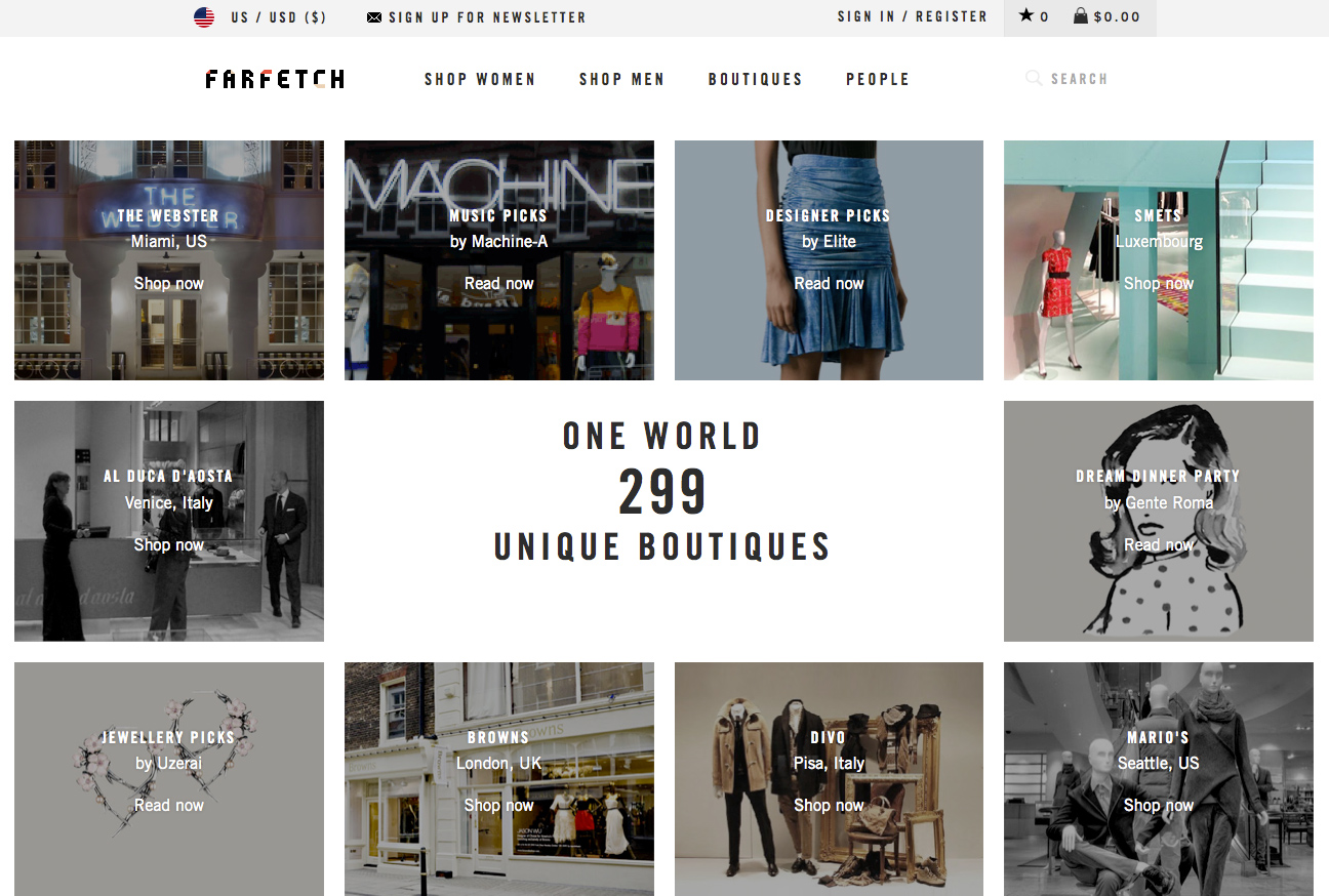 Like A High Fashion Etsy Farfetch Puts The World S Rarest Fashion At