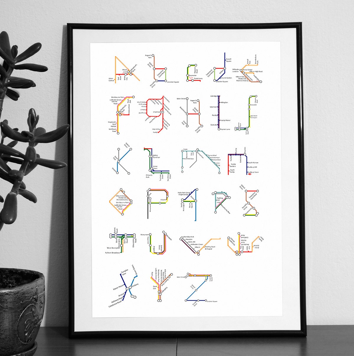 Subway Maps Turned Into Artsy Typefaces - Fast Company