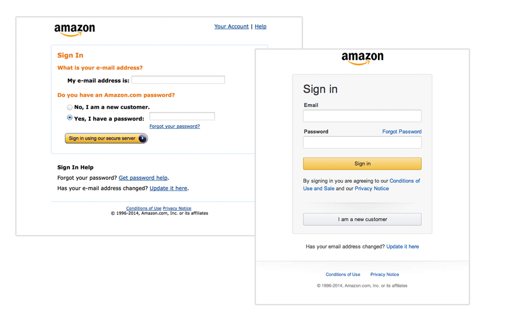 Amazon Issue Sign In Amazon Updates Their Login Screen For The First Time In A Decade - Fast ...