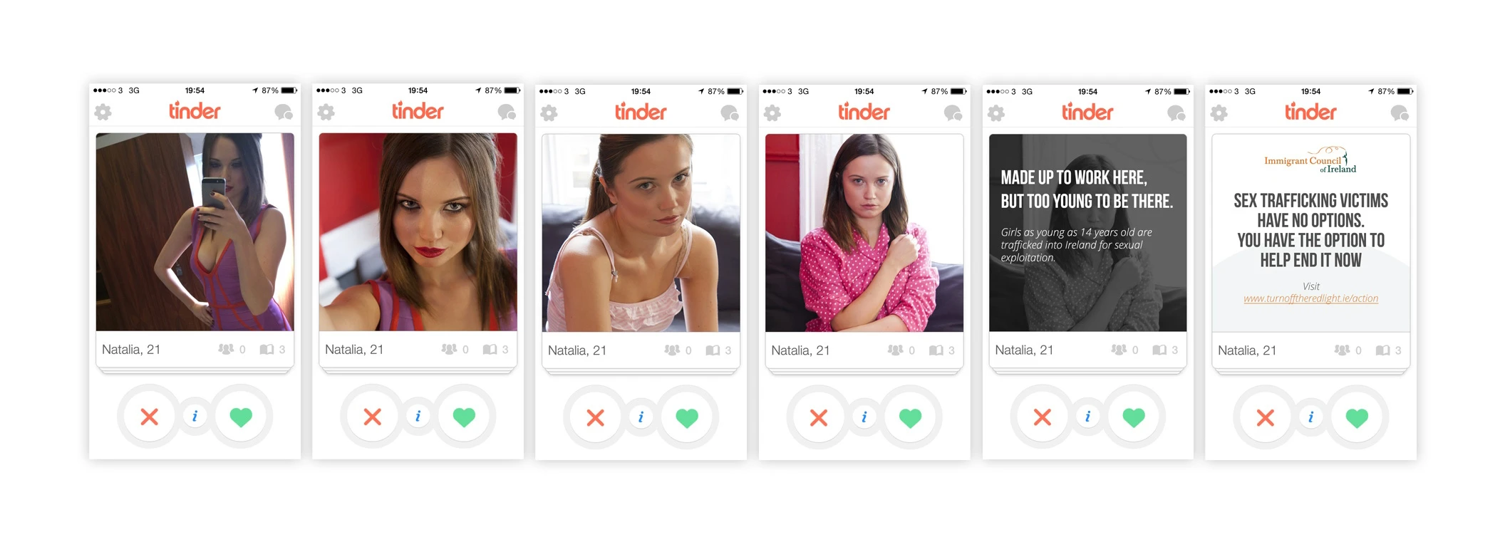 Swipe Right For Sex Trafficking Awareness In This Tinder Campaign - Fast  Company