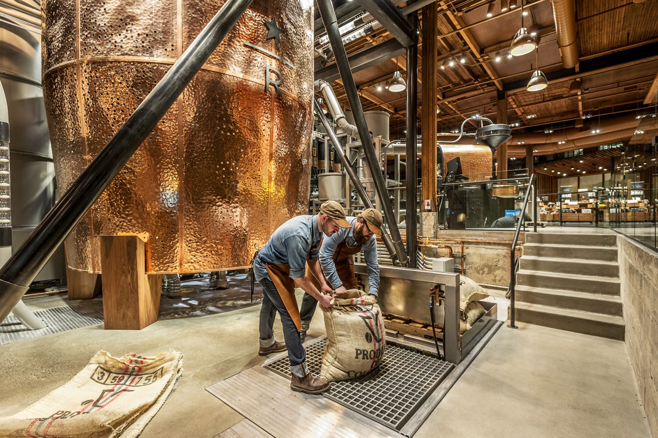 The World's Largest Starbucks Is The Willy Wonka Factory Of Coffee
