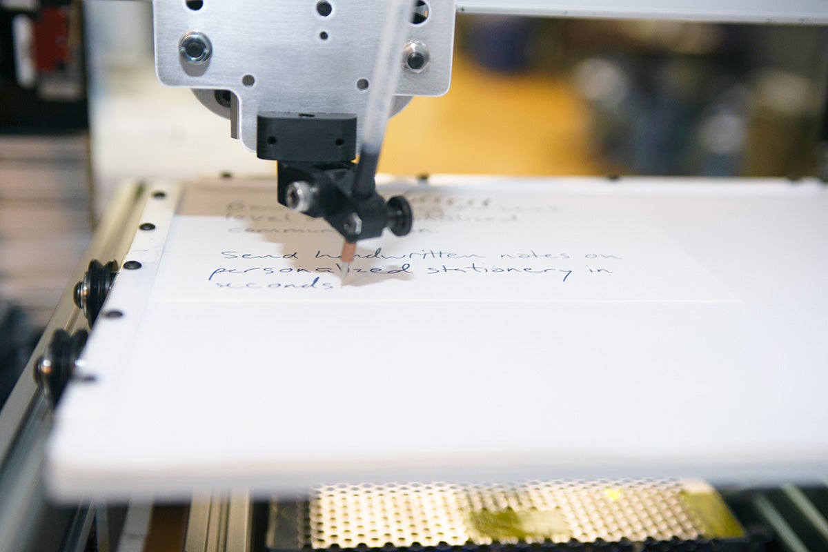 Machine Send Letters Sending A Handwritten Letter Is Now As Easy As Using Gmail - Fast Company
