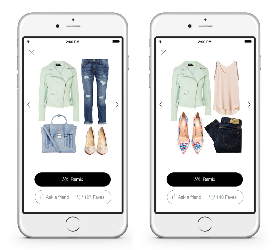 Polyvore Launches Remix, An App For Instant Styling Advice - Fast Company