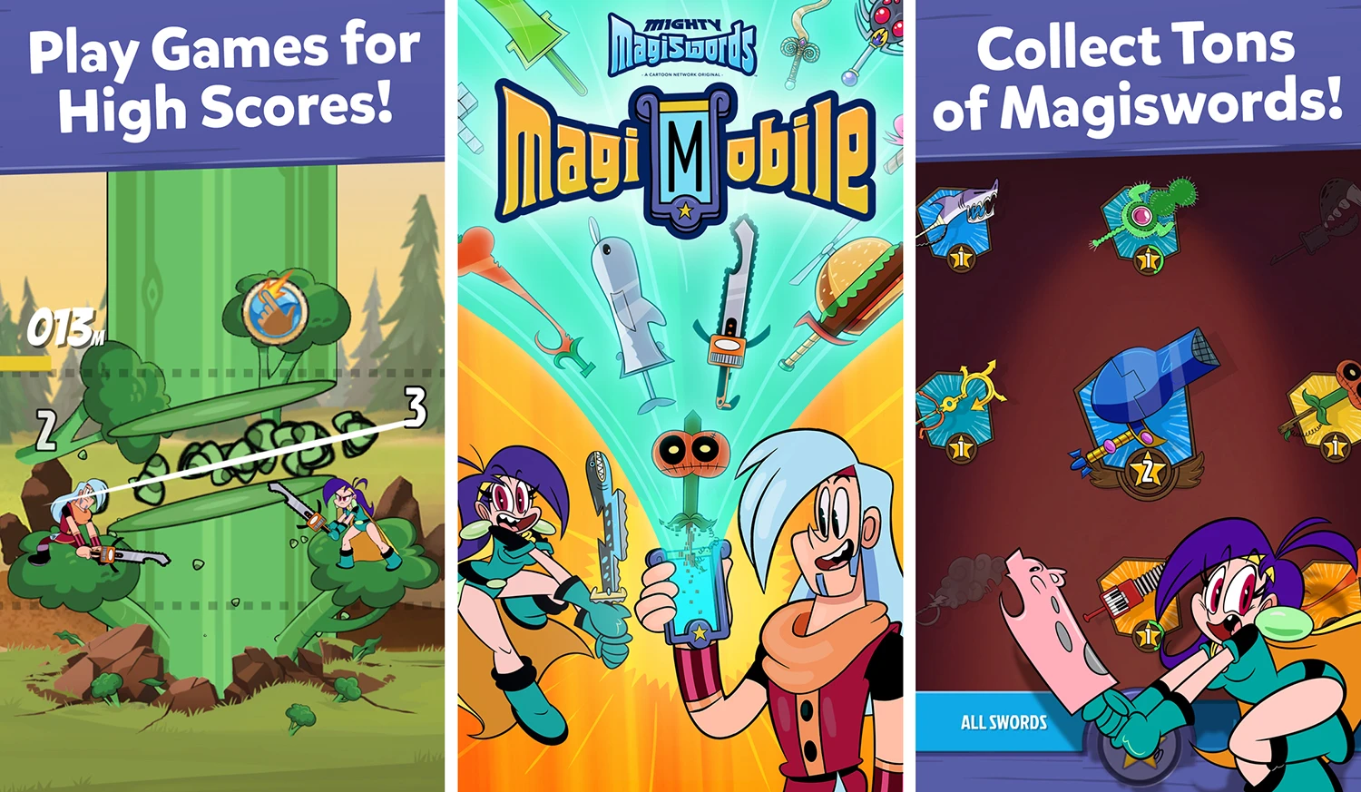 mighty magiswords mobile app