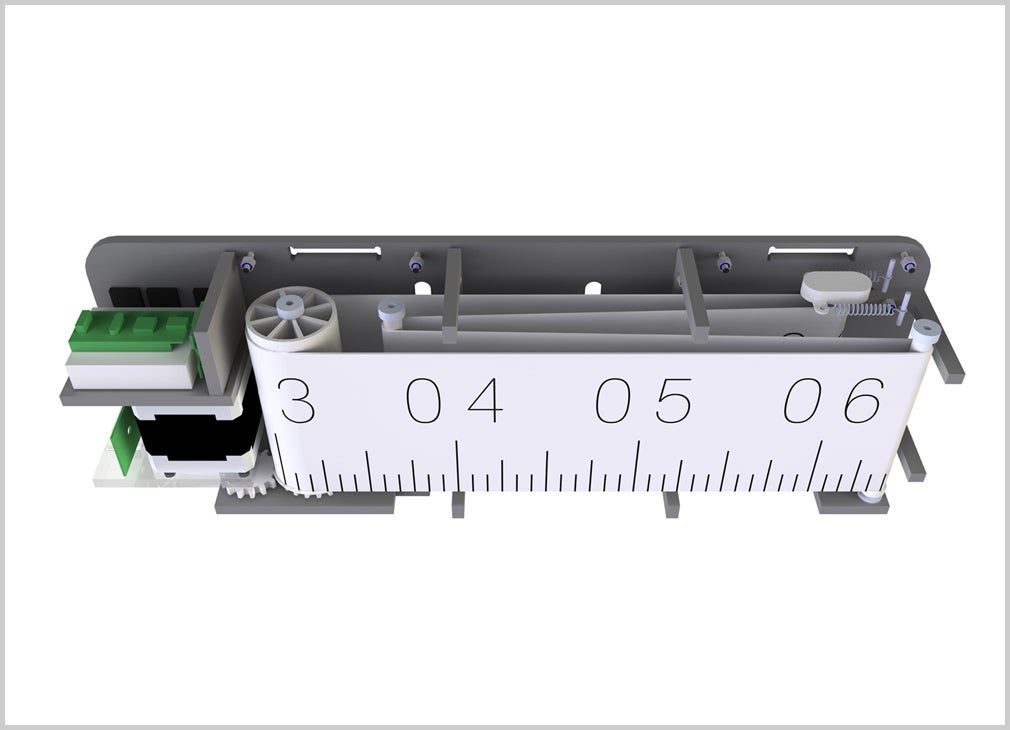 A Clock That Measures Time With A Ruler - Fast Company