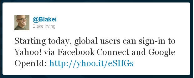 Yahoo Opens the Door to Facebook and Google Sign-Ins - Fast Company