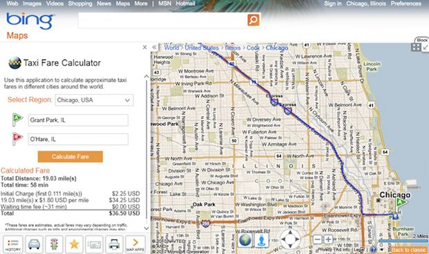 Bing Maps Re-Routed to Look Smarter and Calculate Your Cab Fare - Fast ...