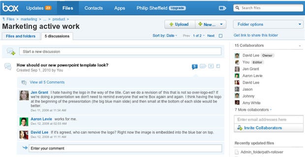Updated Box.net Brings Facebook-Like Features to the Office - Fast Company