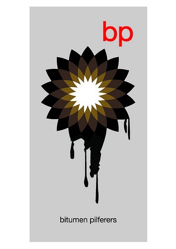 BP Logo Gets Oily, Gruesome Redesigns Courtesy of Greenpeace Followers ...