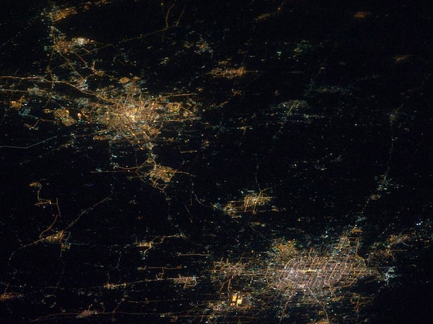 Satellite Pattern Cities Examples What Satellite Pictures Of Earth's Lights Can Tell Us About How Our ...