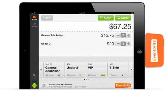 Eventbrite Launches iPad Credit-Card Reader At The Door: A Lost ...