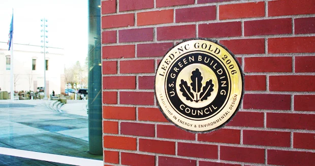 US Green Building Council plaque