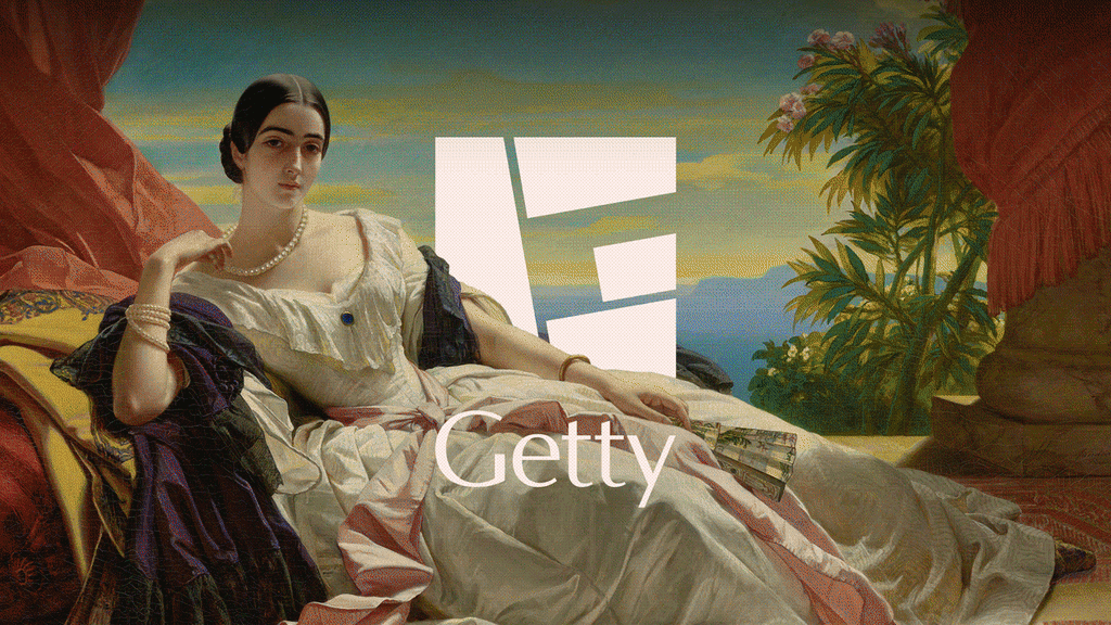 The Getty's new logo is a blocky tribute to its vast collections