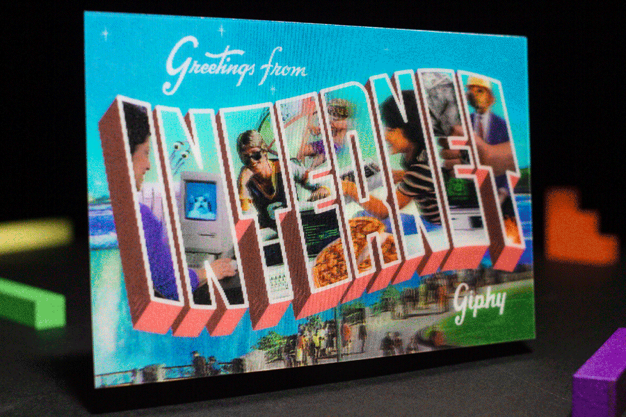Giphy's New Brand Identity Uses Holograms To Bring GIFs Into RL - Fast ...