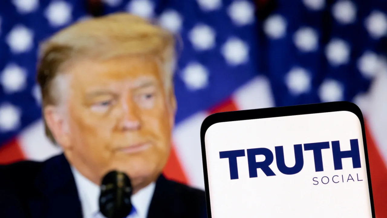 Trump Media shares jump ahead of debate with Harris