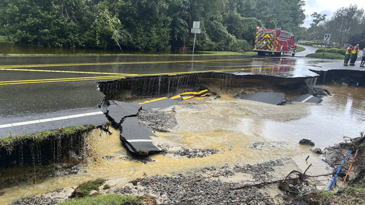 Heavy rain causes another historic flood on North Carolina’s coast