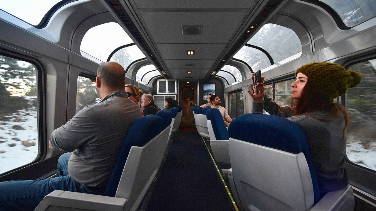 Students ride trains to learn about sustainability and tourism