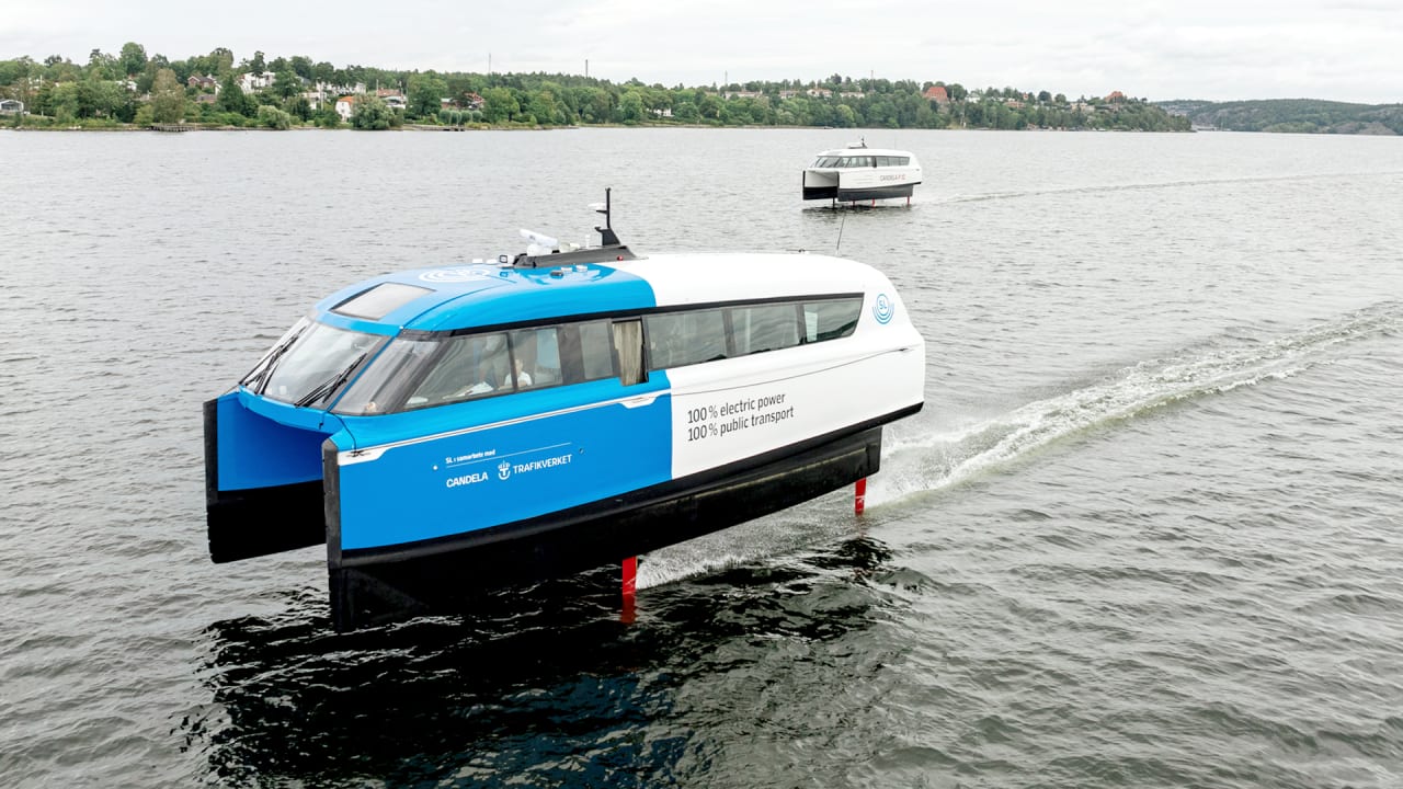 This flying electric ferry will cut travel time in half for Stockholm commuters