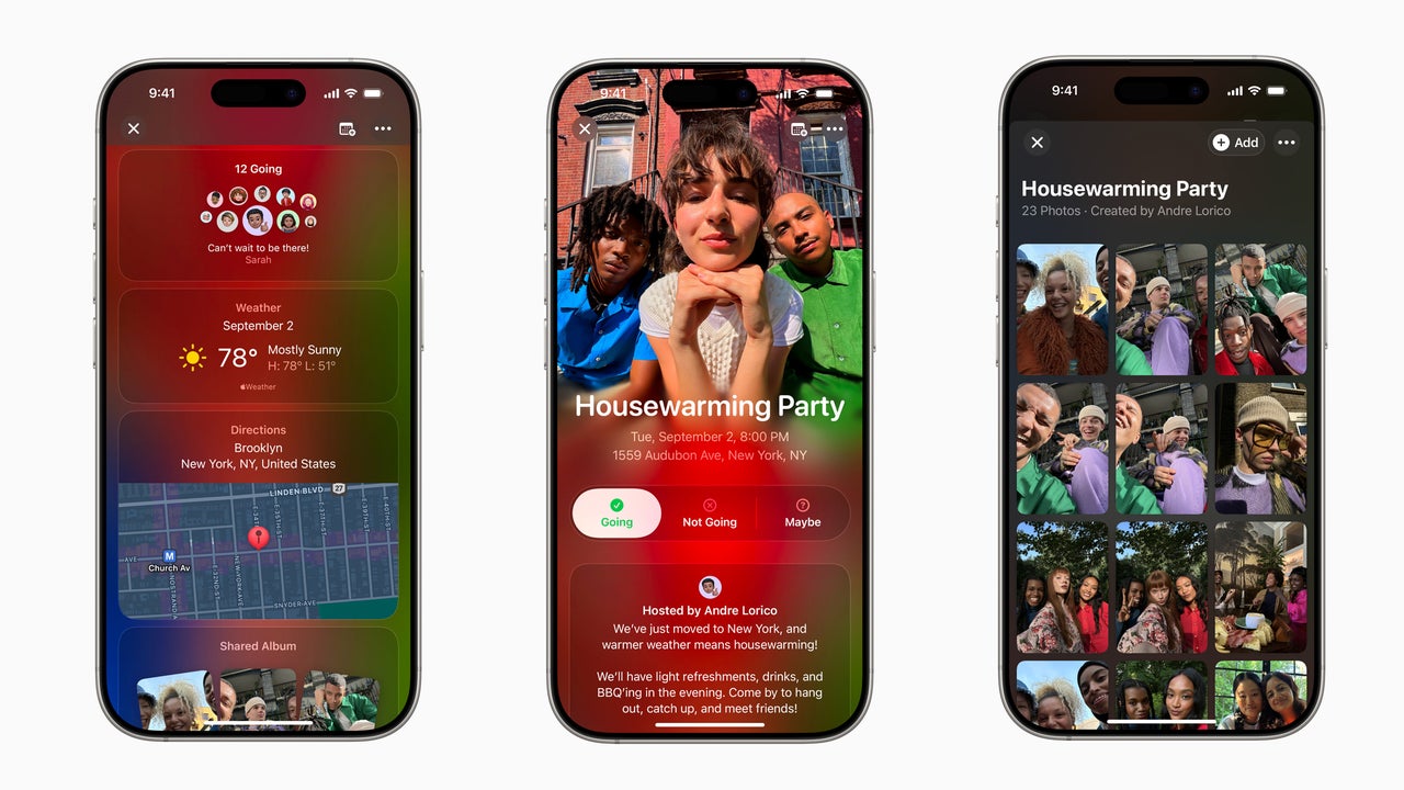 Apple launches Invites, its event invitation app that takes on Partiful