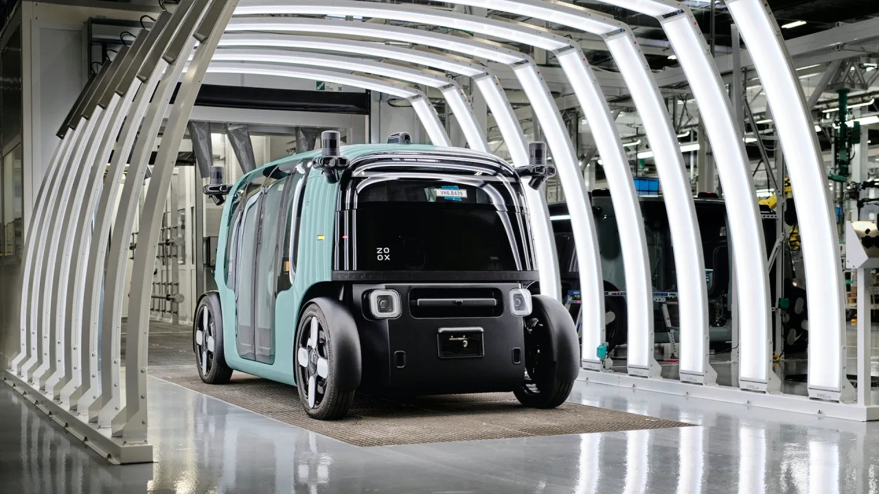 Amazon opens new factory in California, aiming to build 10,000 robotaxis a year