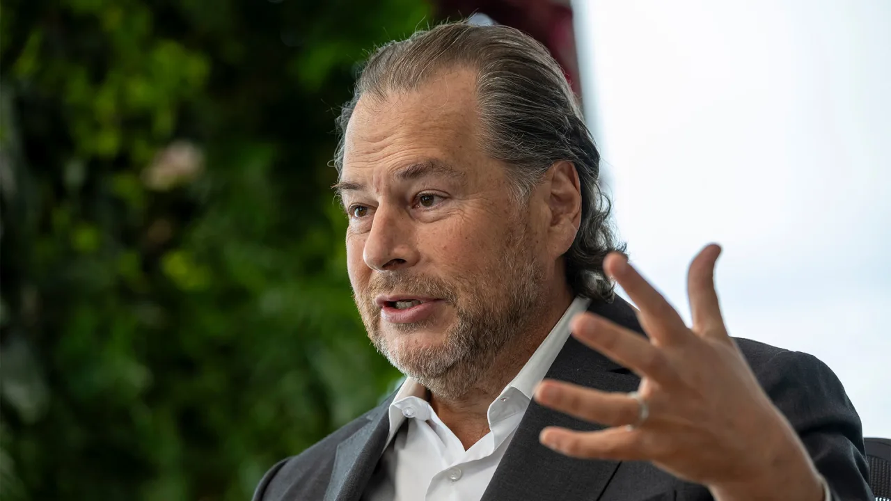 Salesforce is using AI for up to 50% of its workload and its AI product is 93% accurate, says CEO Marc Benioff