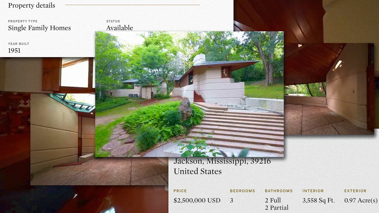 A rare Frank Lloyd Wright house hits the market