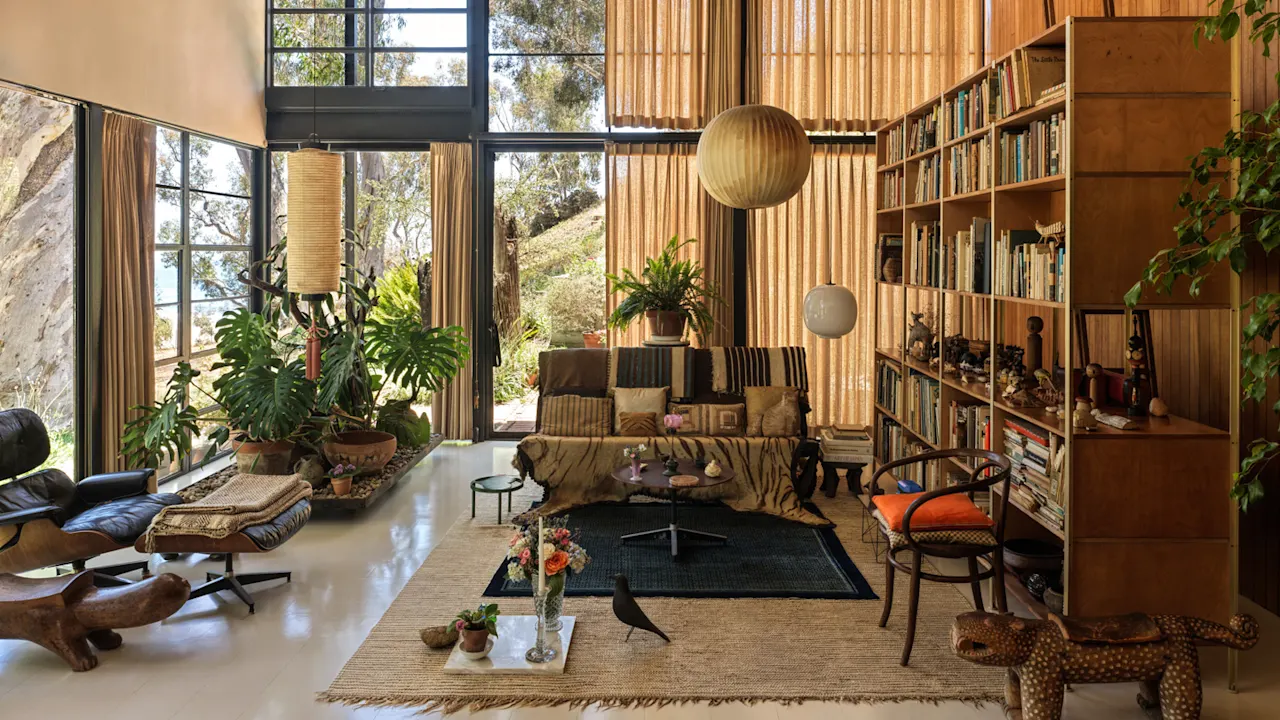 The Eames House in L.A. is open again after closing during the fires