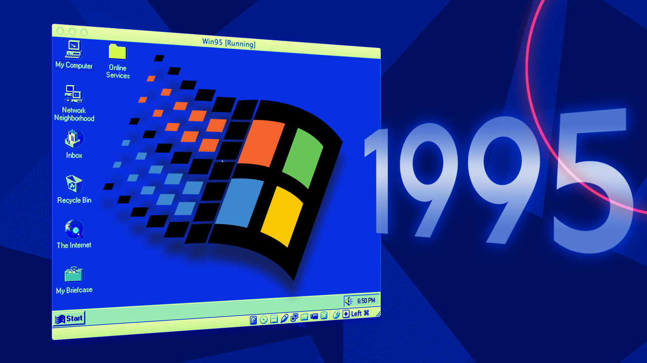 Windows 95’s look and feel are more impressive than ever
