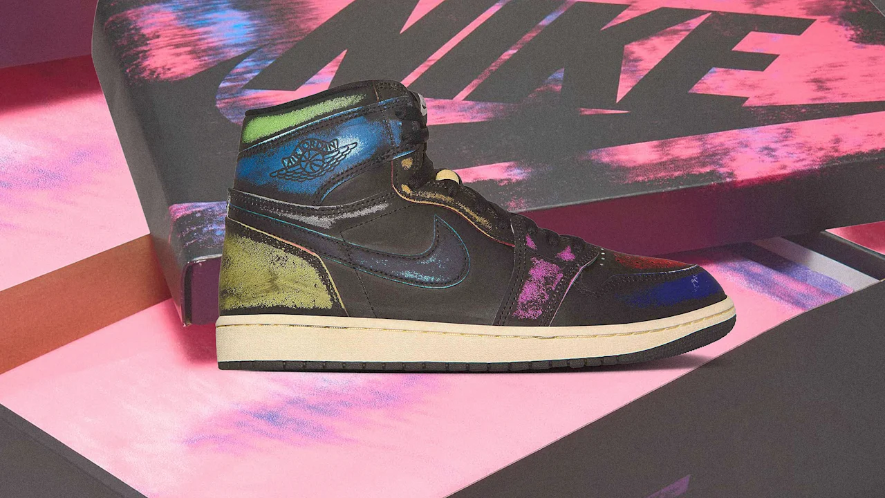 This Nike Air Jordan is a wearable data viz for your foot