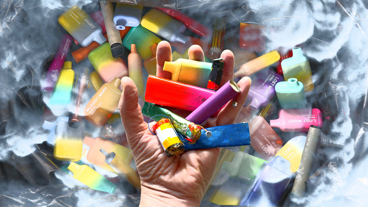 Americans throw out 5.7 disposable vapes every second