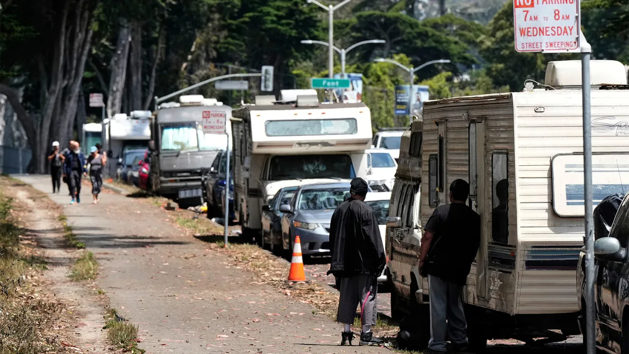 San Francisco weighs ban on homeless people living in RVs