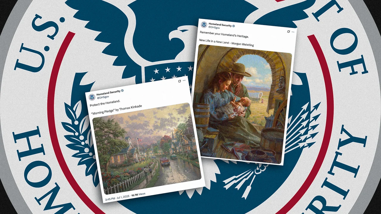 What the Department of Homeland Security’s very specific taste in art says about our immigration policy