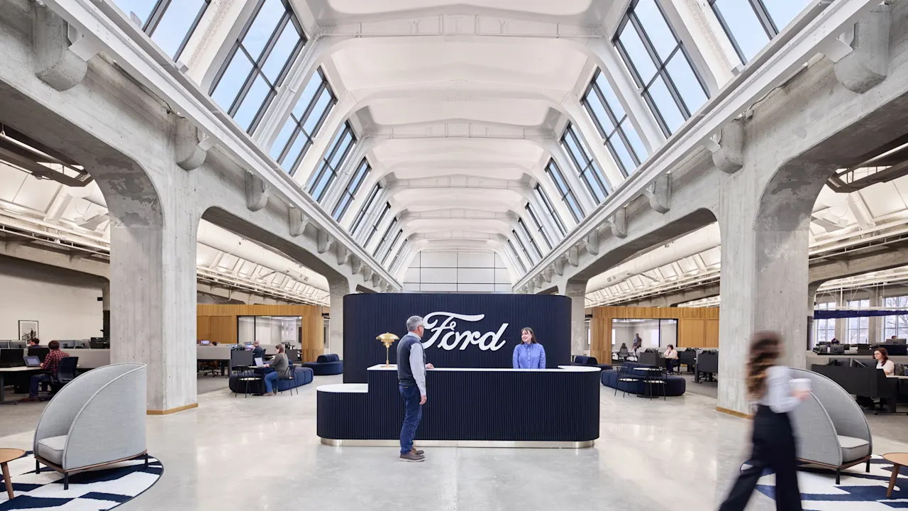 Ford has a vision for the office of the future, and it starts with this 100-year-old building