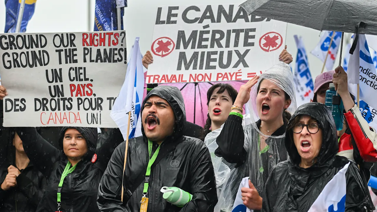 Air Canada suspends plans to restart flights after strike, staff union defies return-to-work order