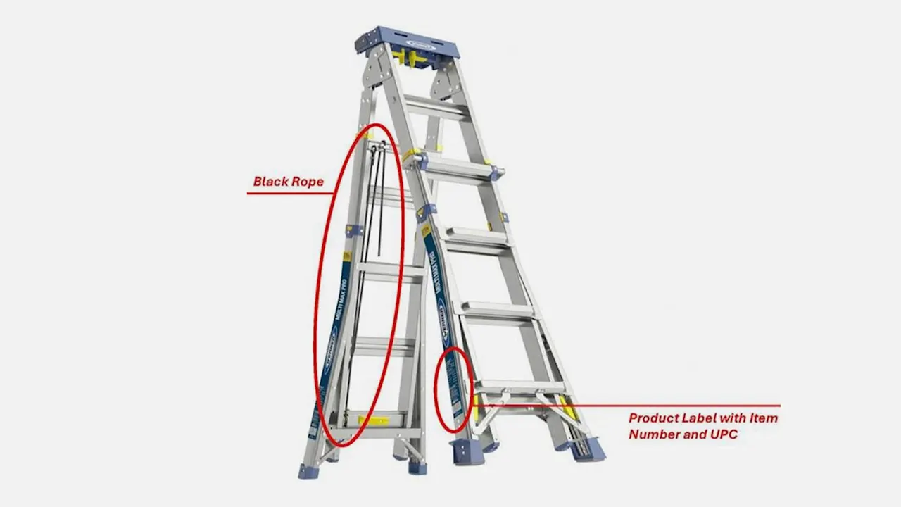 Werner recalls more than 100,000 ladders over potential fall hazard