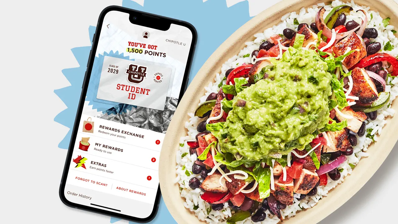 Chipotle’s new rewards program lets Gen Z college students get free burritos faster. Here’s what to know