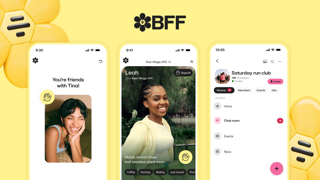 Bumble launches BFF as a standalone app to lead ‘The Great Frienaissance’ Bumble launches BFF as a standalone app to lead ‘The Great Frienaissance’