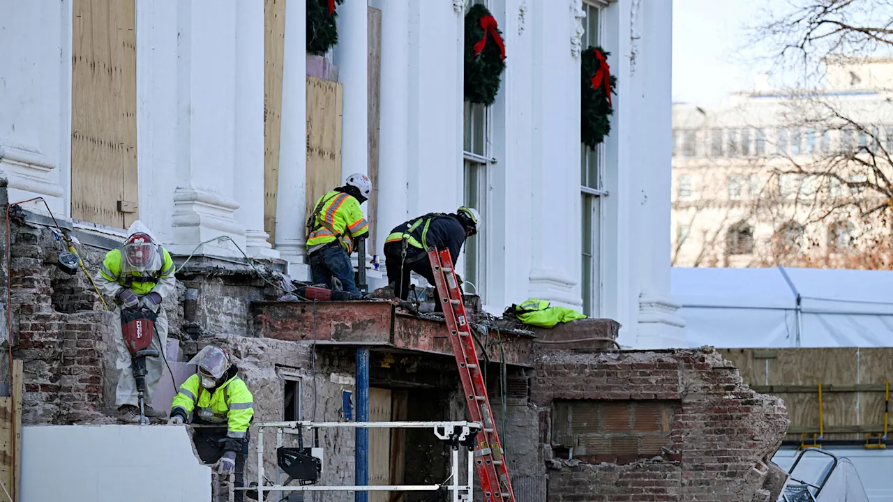 Het Witte Huis kondigt aan dat nieuwe details over de balzaalplannen van Trump in januari zullen worden onthuld