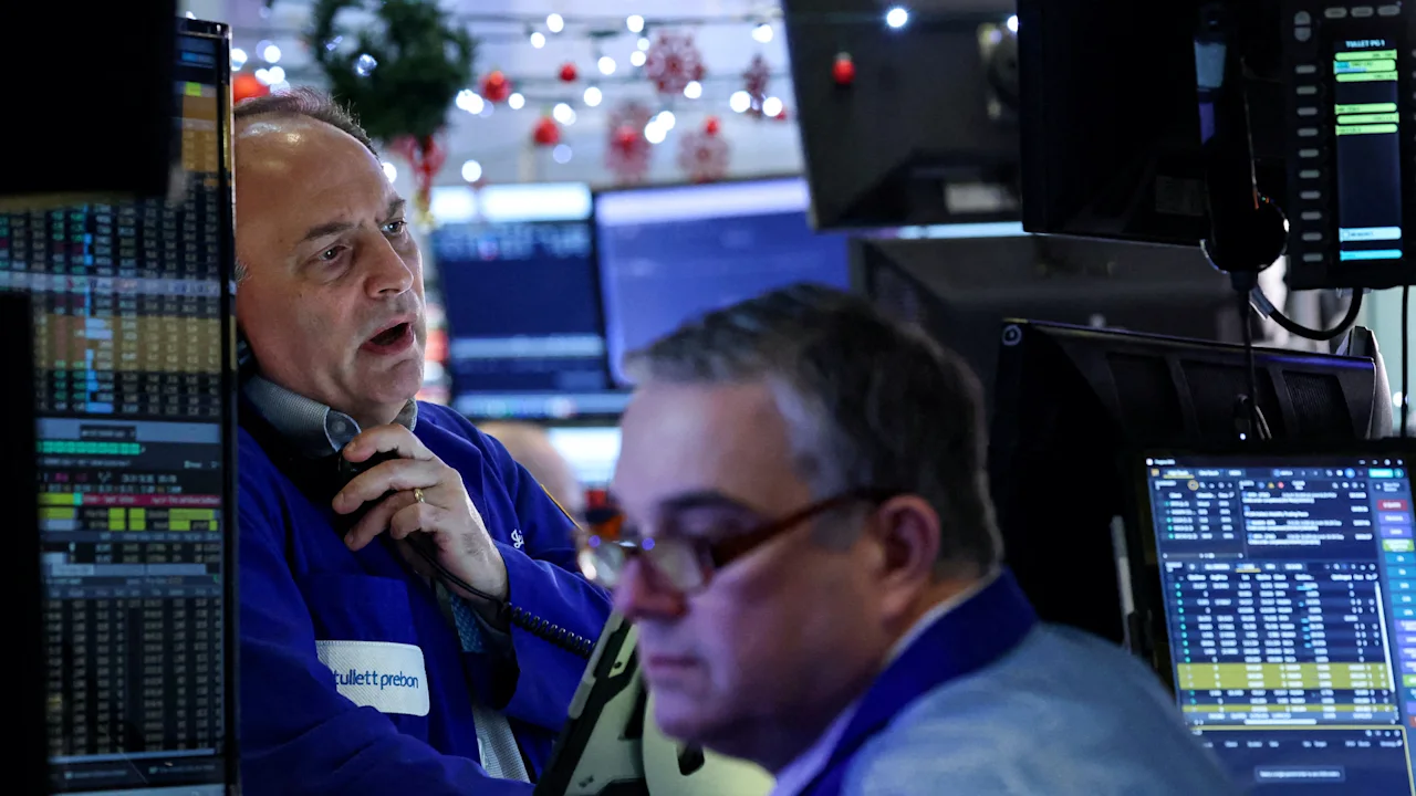 Wall Street koelt af na de tech-rally nu 2025 ten einde loopt