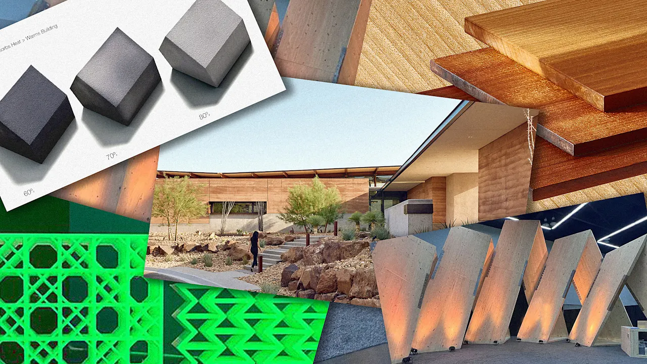 These five ingenious materials from 2025 could make buildings greener