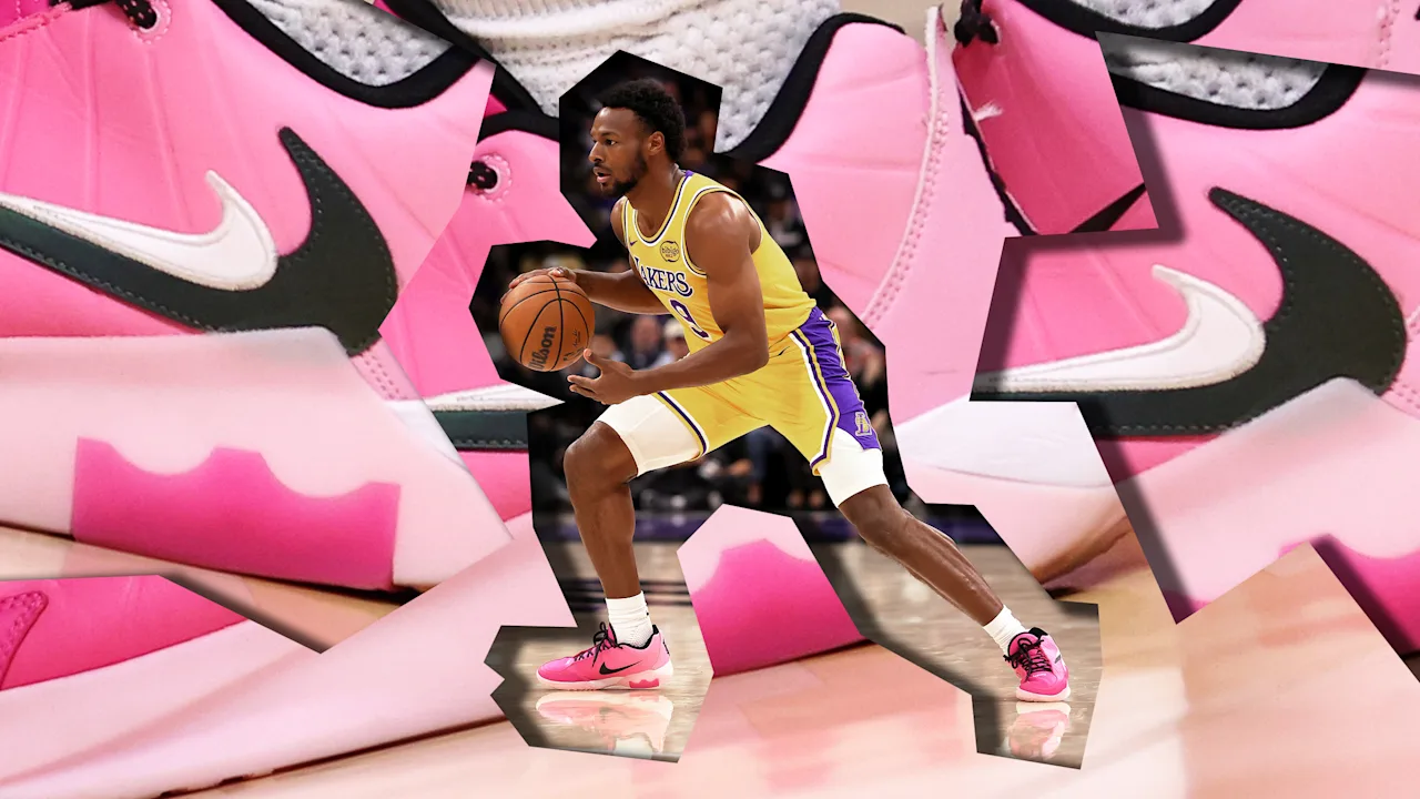 Nike acaba de cambiar su logo para el hijo de LeBron, Bronny James.