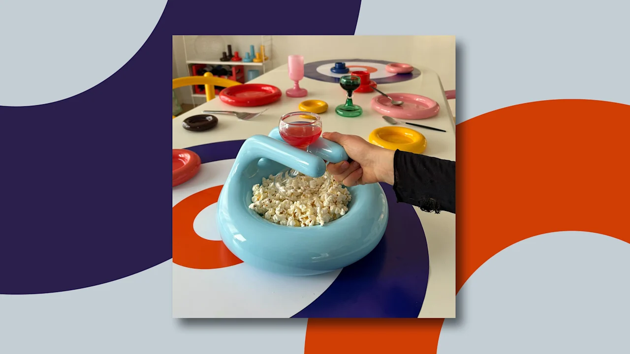 Deze slimme ‘curling bowl’ is perfect voor een elite snack