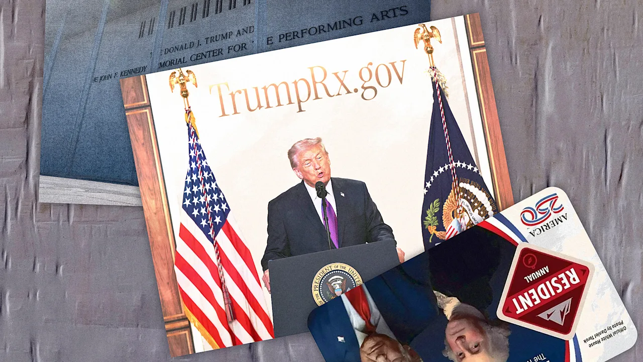 De doctrine van de vrijheid van meningsuiting van de regering staat Trump toe dingen naar zichzelf te vernoemen