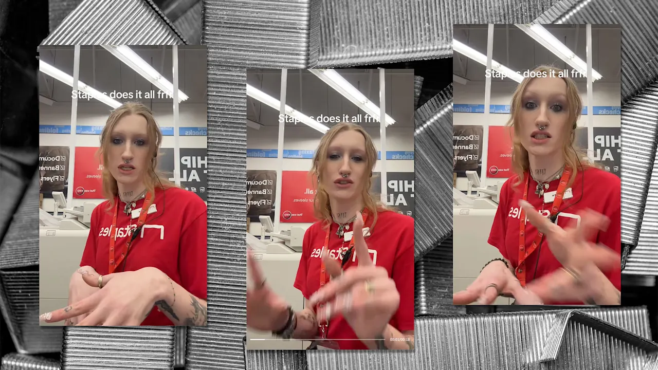 ‘Staples Baddie’ ging viraal. Dit is wat de retailer doet aan de internetfaam van zijn Gen Z-medewerker