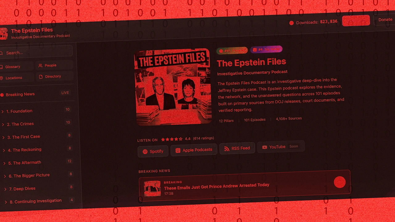 Hij maakte een succesvolle podcast over de Epstein-dossiers. Het wordt volledig gegenereerd door kunstmatige intelligentie